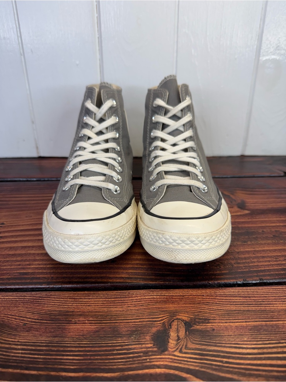 Converse Chuck 70 High Top Mason Grey Canvas Sneakers Women’s 8.5 - Picture 4 of 9